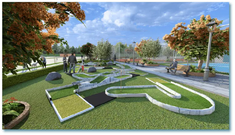 Imagen de Mini golf en el Condominio Apolo